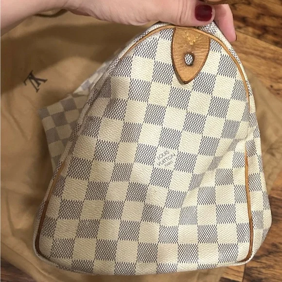 Louis Vuitton Checkered Bag with Tan Accents - Picture 2 of 6